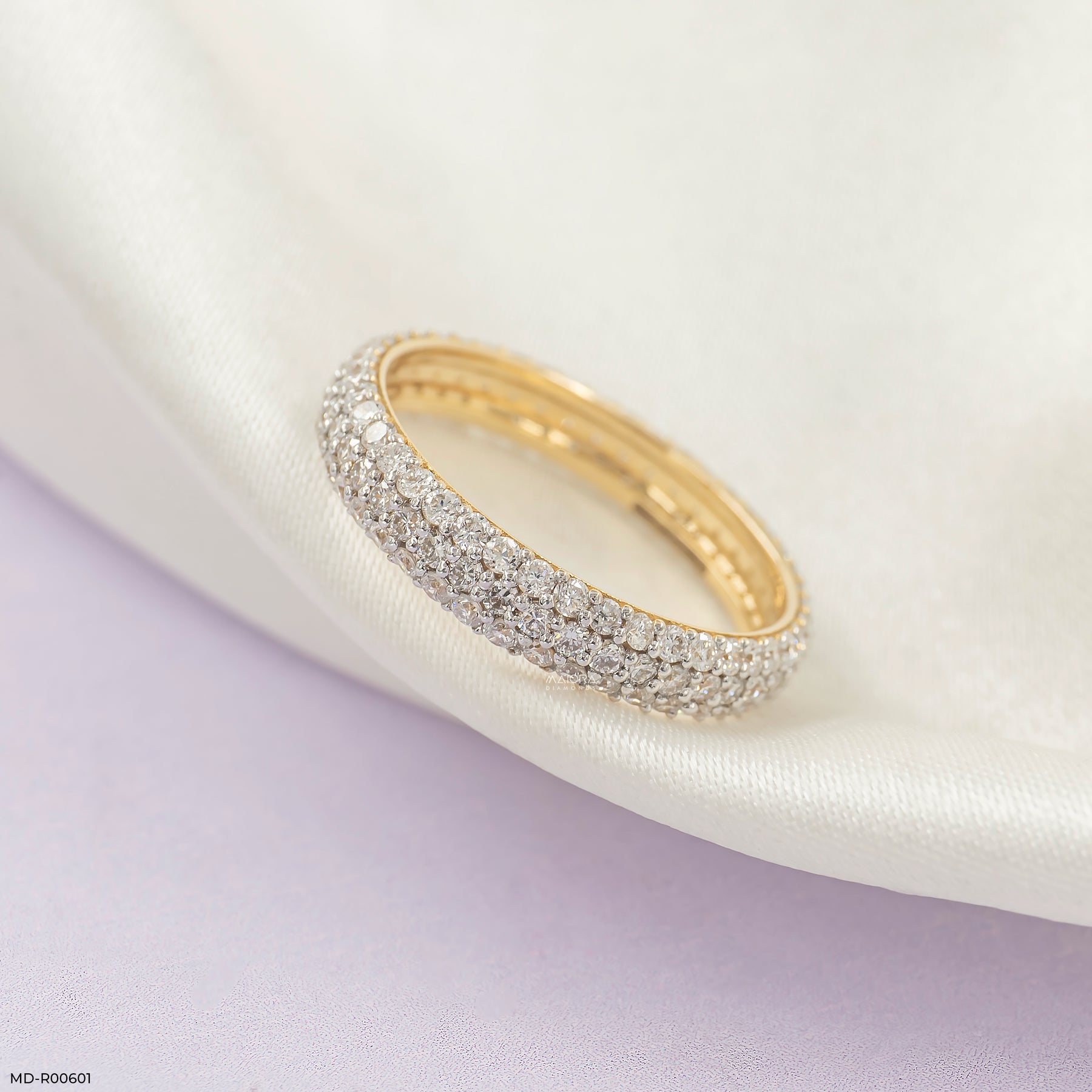 1.5 Carat Nova Lab Diamond Band 14K Yellow Gold