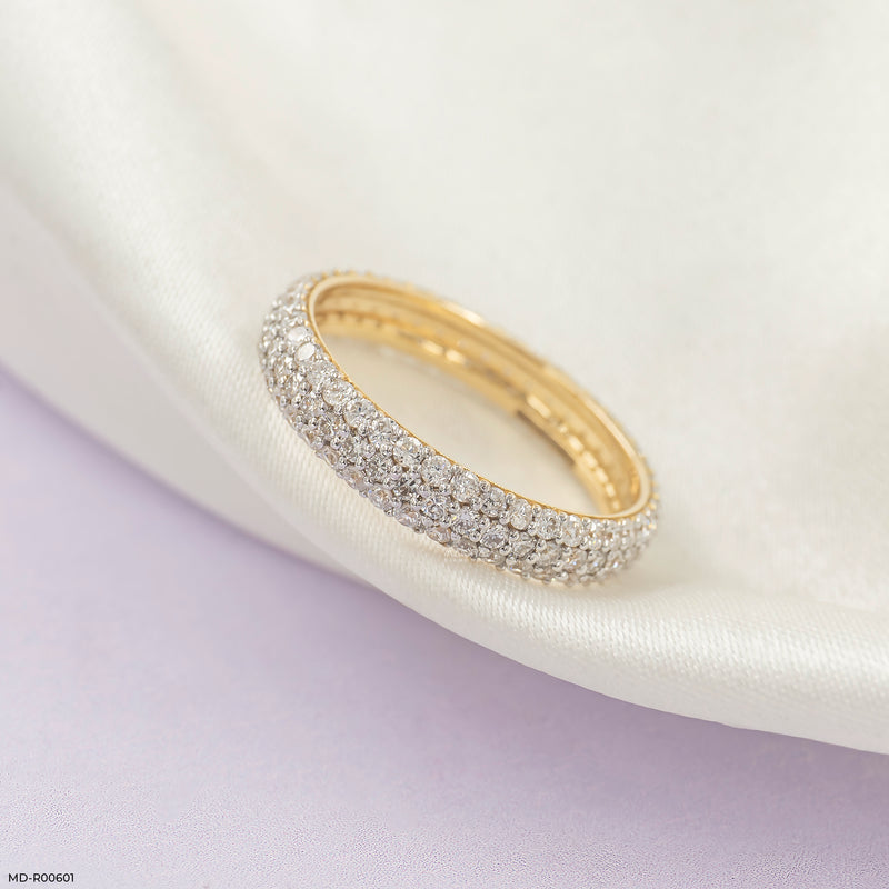 The Nova Lab Diamond Band 14K Yellow Gold
