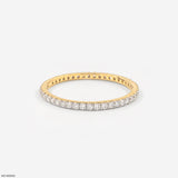 The Triple Crown Eternity Lab Diamond Ring 14K Yellow Gold