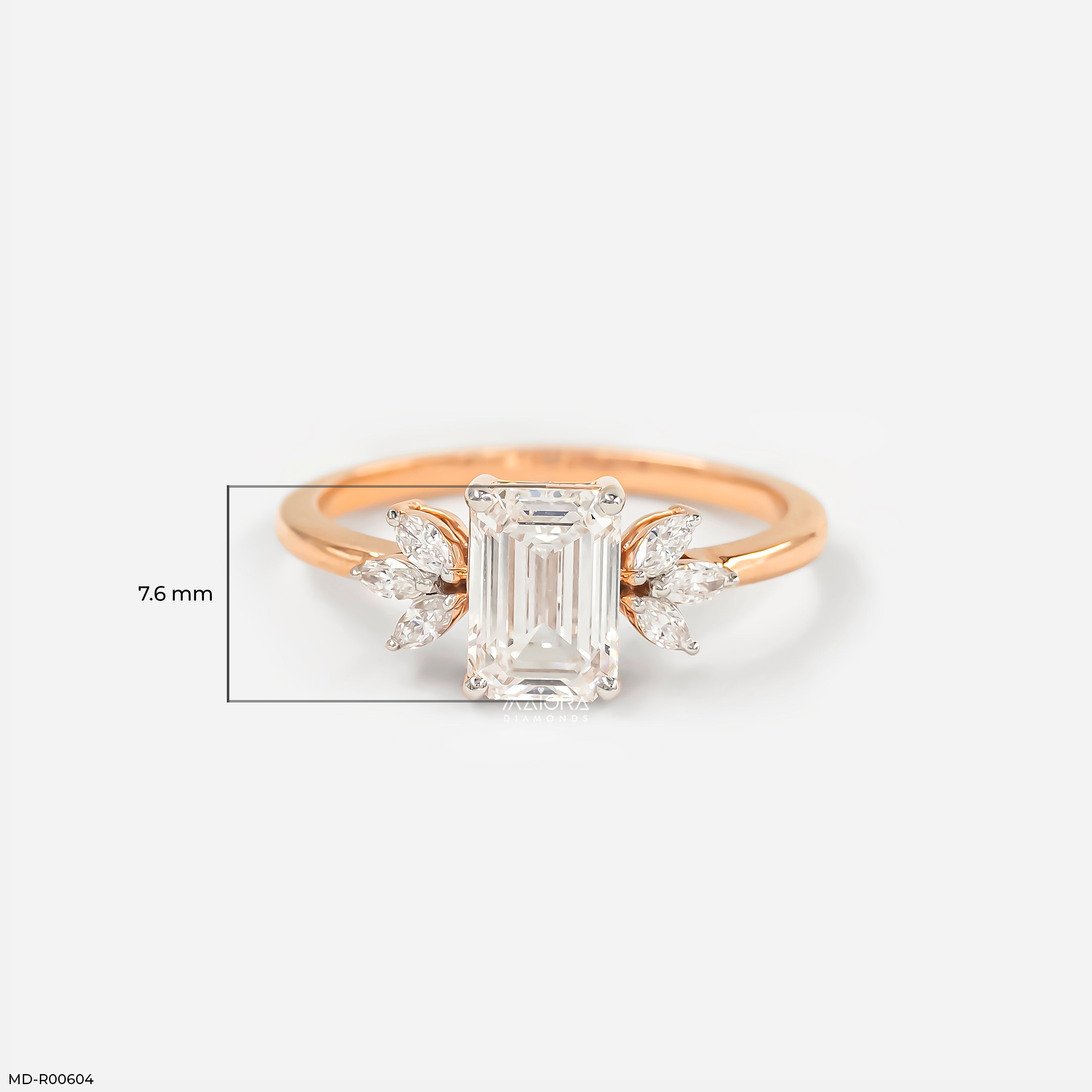 1.45 Carat Petal Solitaire Ring