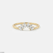 Vesper Marquise Arc Diamond Ring