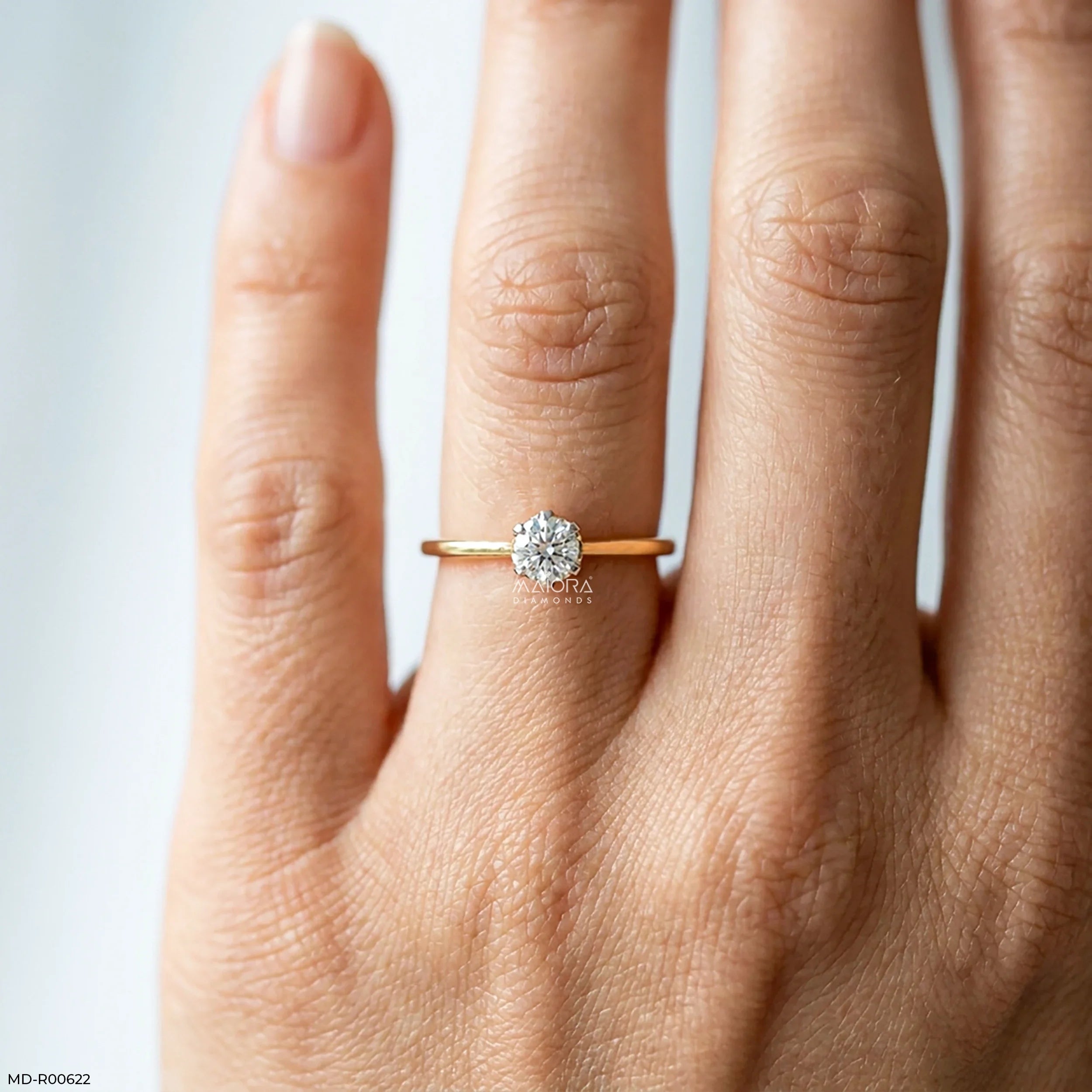 Miracle Round Solitaire Diamond Ring