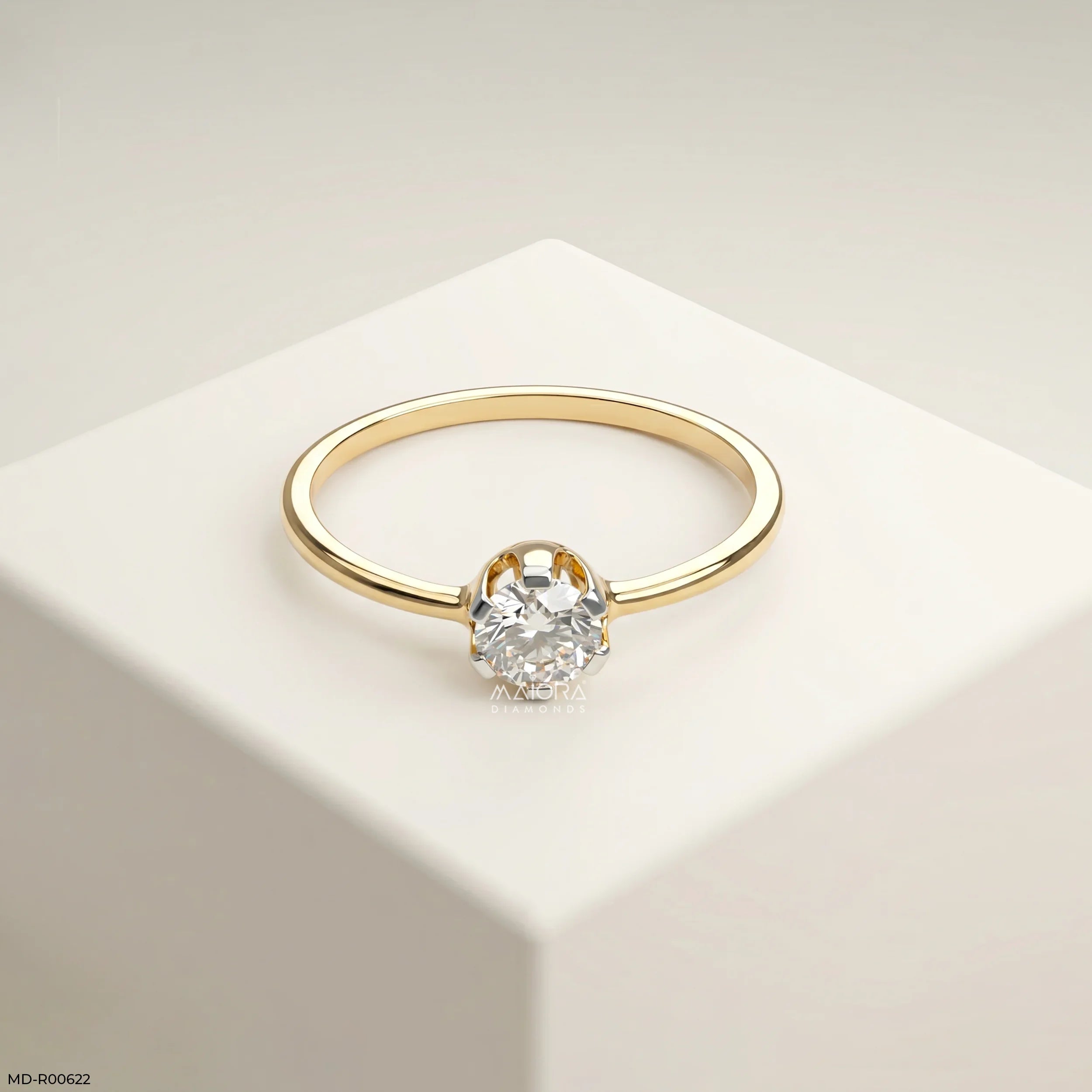 Miracle Round Solitaire Diamond Ring