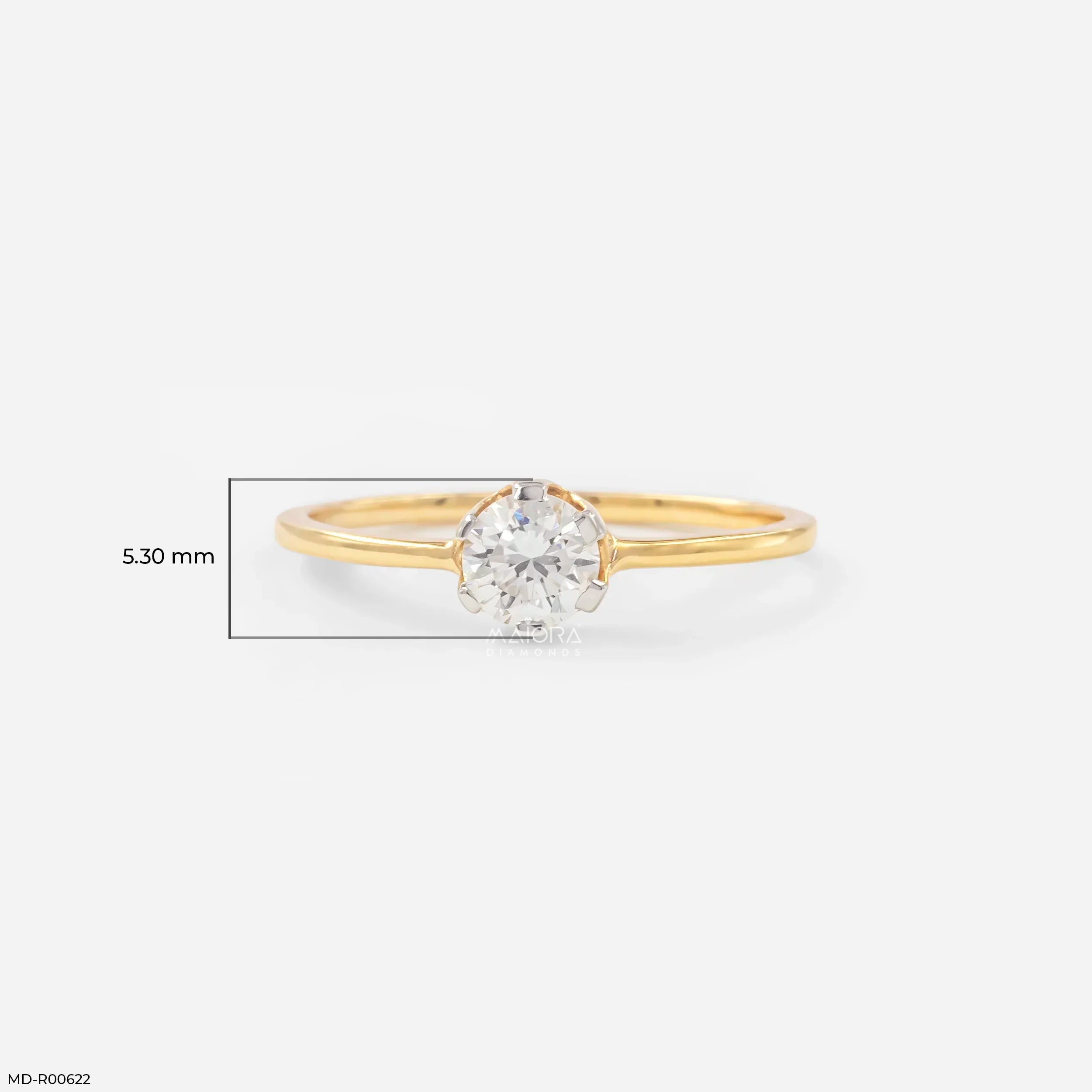 Miracle Round Solitaire Diamond Ring