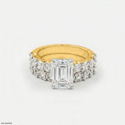 Aarya Solitaire Emerald Diamond Ring
