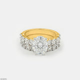 Classic Stack Solitaire Diamond Ring 14K Rose Gold