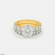 Classic Stack Solitaire Diamond Ring