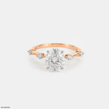Lyra shine Soilitaire Diamond Ring Platinum 950