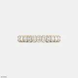Ovata Aura Diamond Band Ring Platinum 950