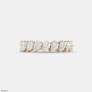 Alterna Flare Pear Diamond Ring 9K Rose Gold