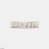 Alterna Flare Pear Diamond Ring Platinum 950