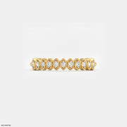 Marquise Frame Diamond Band Ring