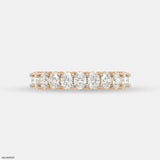 Luminous Oval Diamond Ring 9K Rose Gold