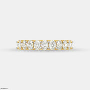 Luminous Oval Diamond Ring 9K Yellow Gold