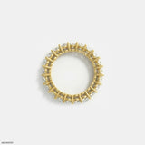 Luminous Oval Diamond Ring 9K Rose Gold