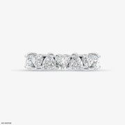 Alternative Hearts Diamond Ring 14K White Gold
