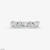 Alternative Hearts Diamond Ring 14K White Gold