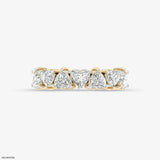 Alternative Hearts Diamond Ring 14K White Gold