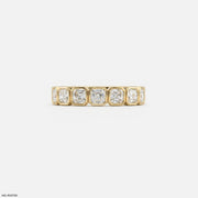 Regent Asscher Diamond Eternity Ring