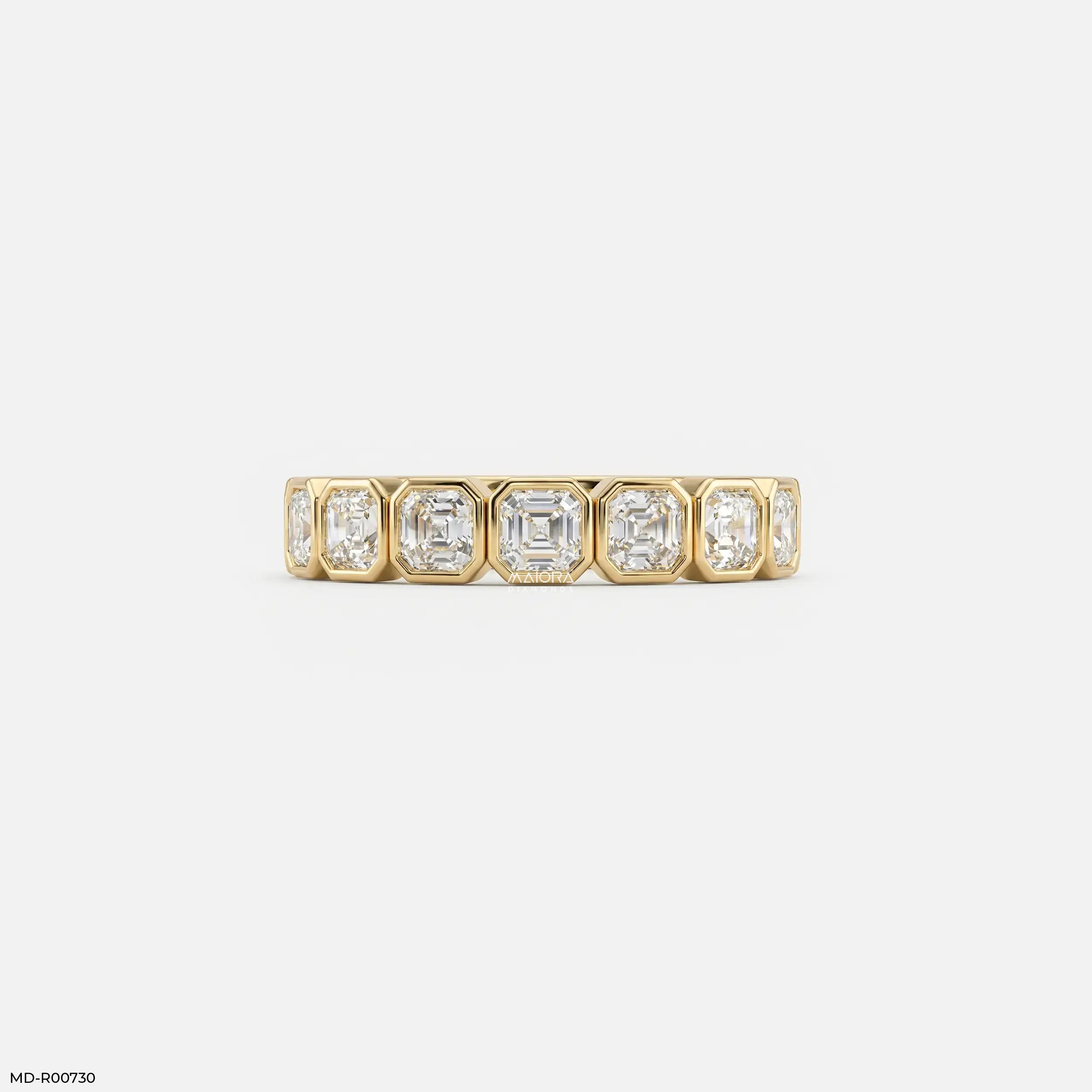 Regent Asscher Diamond Eternity Ring