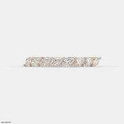 Tilted Marquise Diamond Ring 9K Rose Gold
