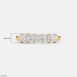 Vertex Square Glow Diamond Ring Platinum 950