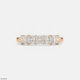 Vertex Square Glow Diamond Ring Platinum 950
