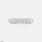 Vertex Square Glow Diamond Ring 14K White Gold