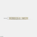 Velvet Glow Emerald Diamond Ring 9K Yellow Gold