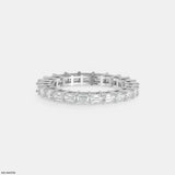 Velvet Glow Emerald Diamond Ring 9K Yellow Gold