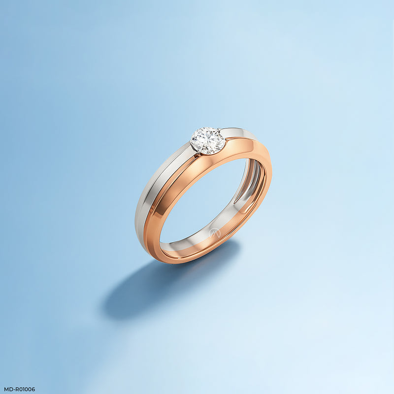0.25 Carat Circle of Harmony Rings 14K Yellow Gold