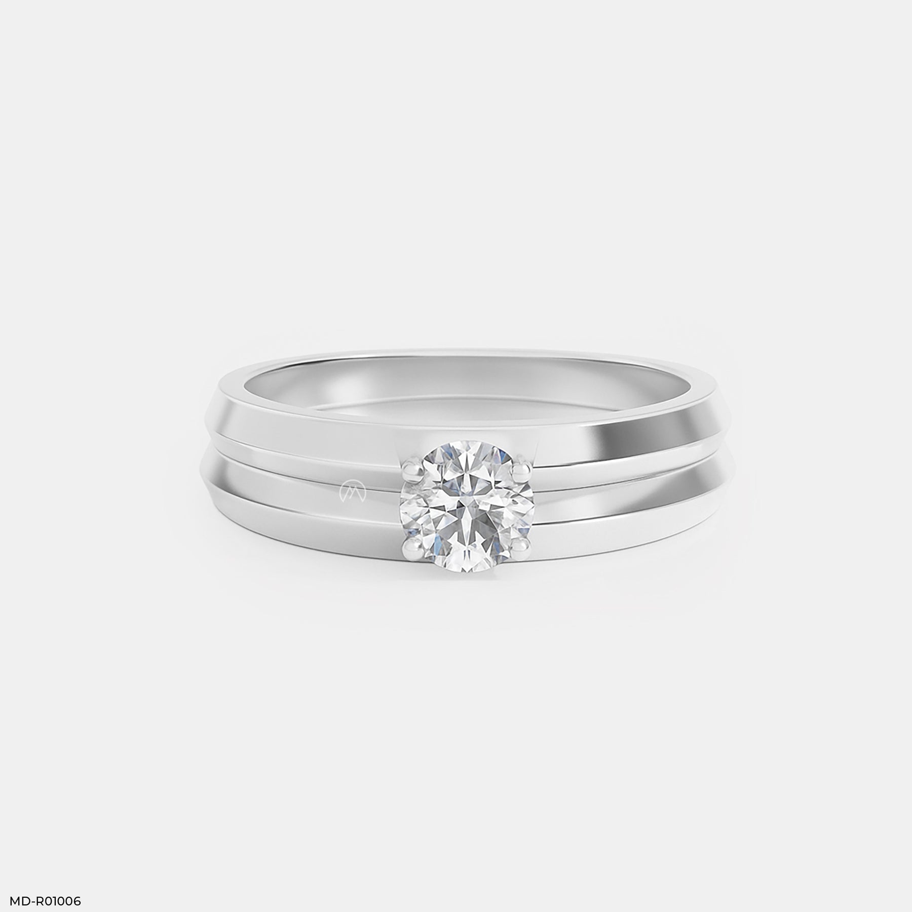 0.25 Carat Circle of Harmony Rings 9K White Gold
