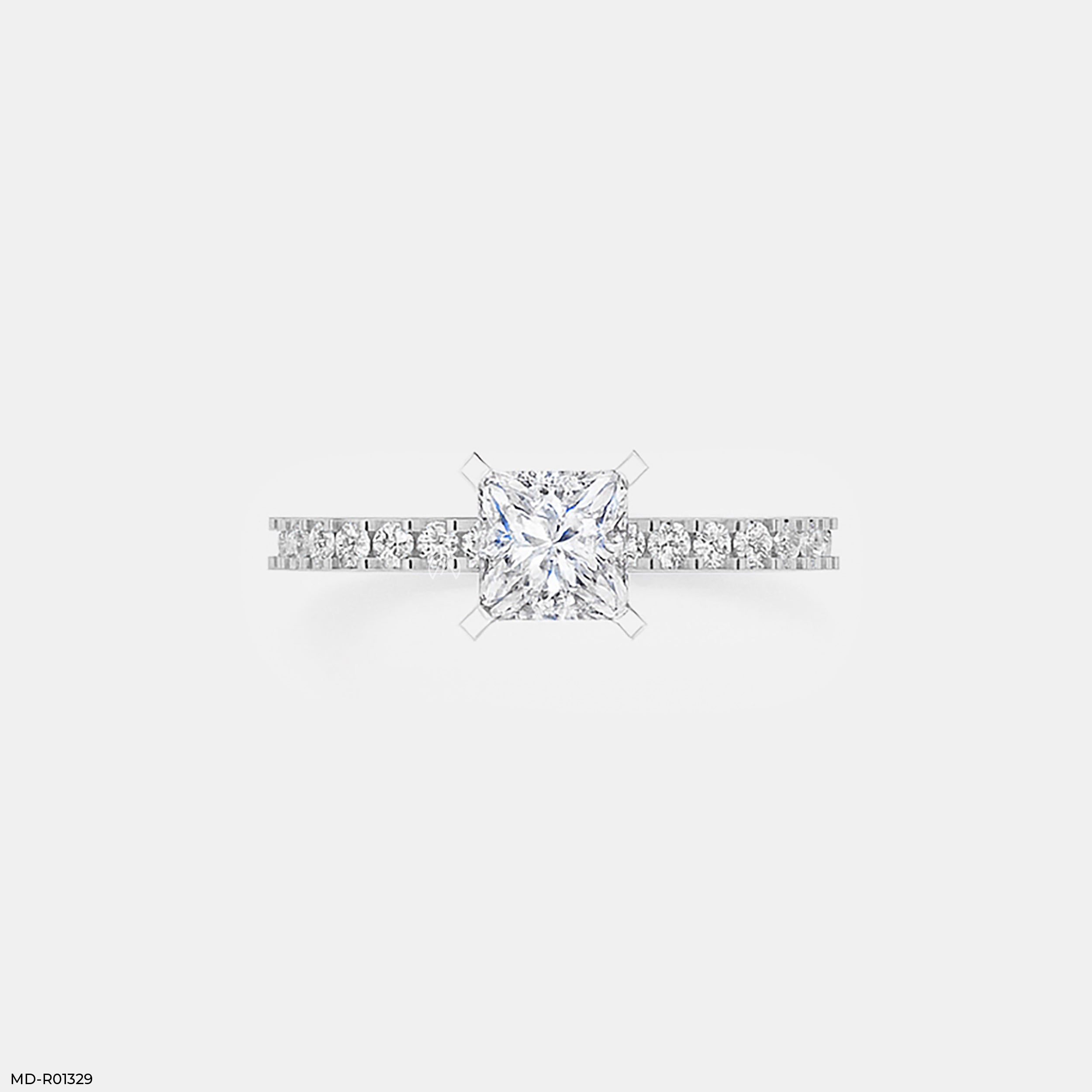 1 Carat Princess Sparkle Rings
