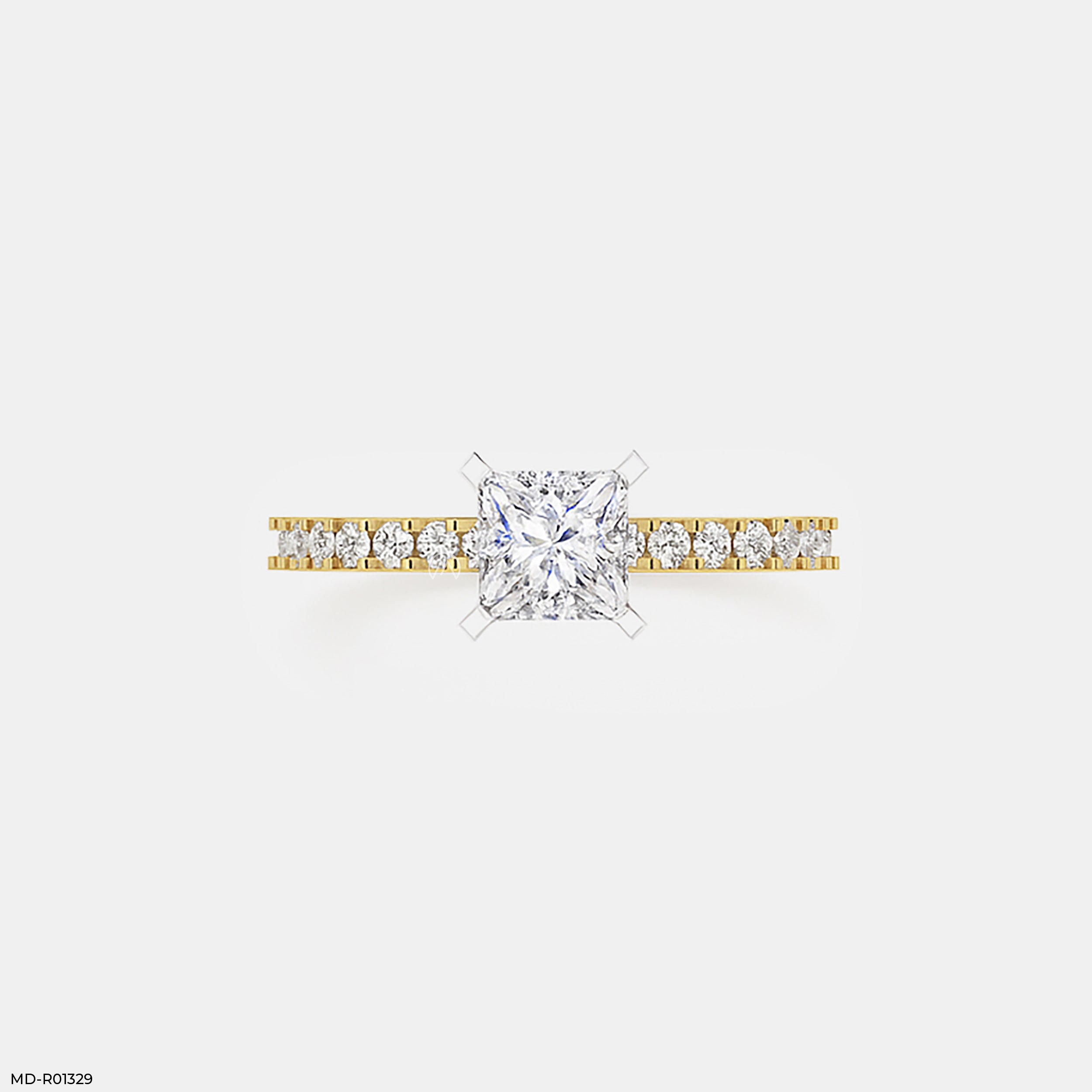 1 Carat Princess Sparkle Rings