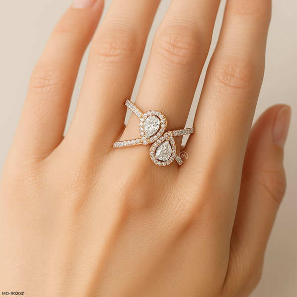 1 Carat Eternal Pair Rings 14K Rose Gold