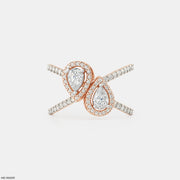 1 Carat Eternal Pair Rings 9K Rose Gold