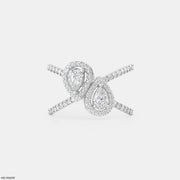 1 Carat Eternal Pair Rings 9K White Gold