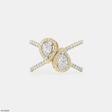 1 Carat Eternal Pair Rings 14K Rose Gold