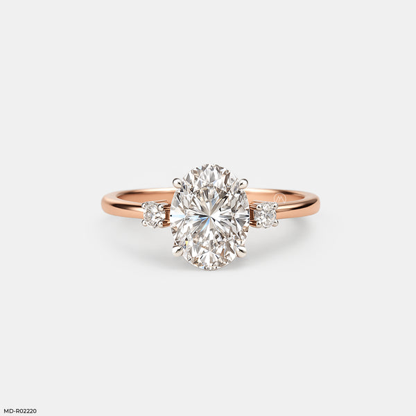 The Heritage Oval Ring 18K Rose Gold
