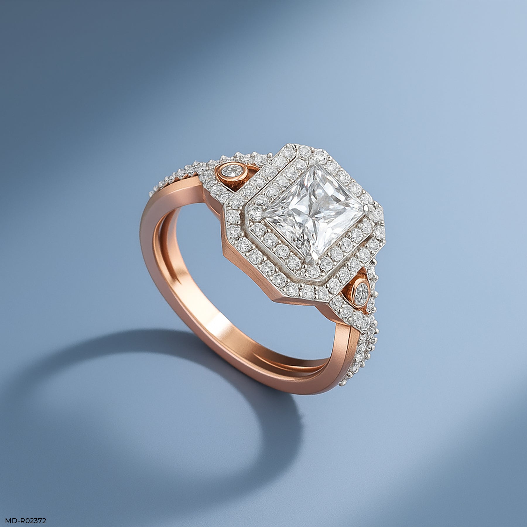 The Royal Filigree Ring 9K Rose Gold