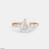 The Lumina Taper Ring 14K White Gold