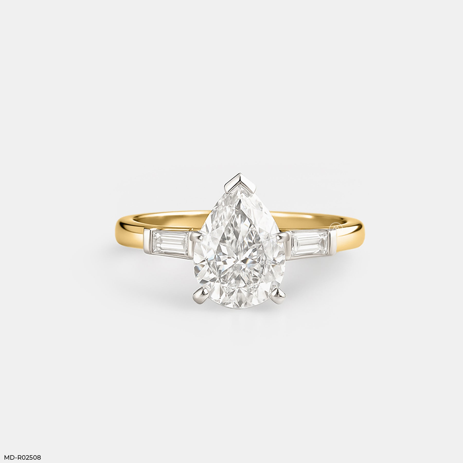 The Lumina Taper Ring 14K Yellow Gold