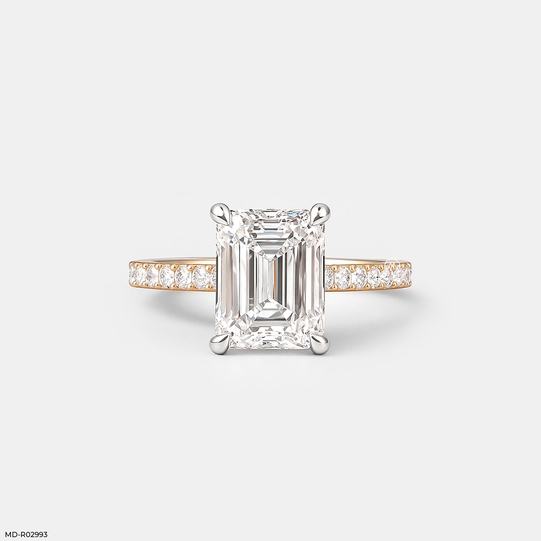 The Elysian Emerald Ring 9K Yellow Gold