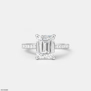 The Elysian Emerald Ring Platinum 950