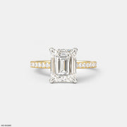The Elysian Emerald Ring 14K Yellow Gold