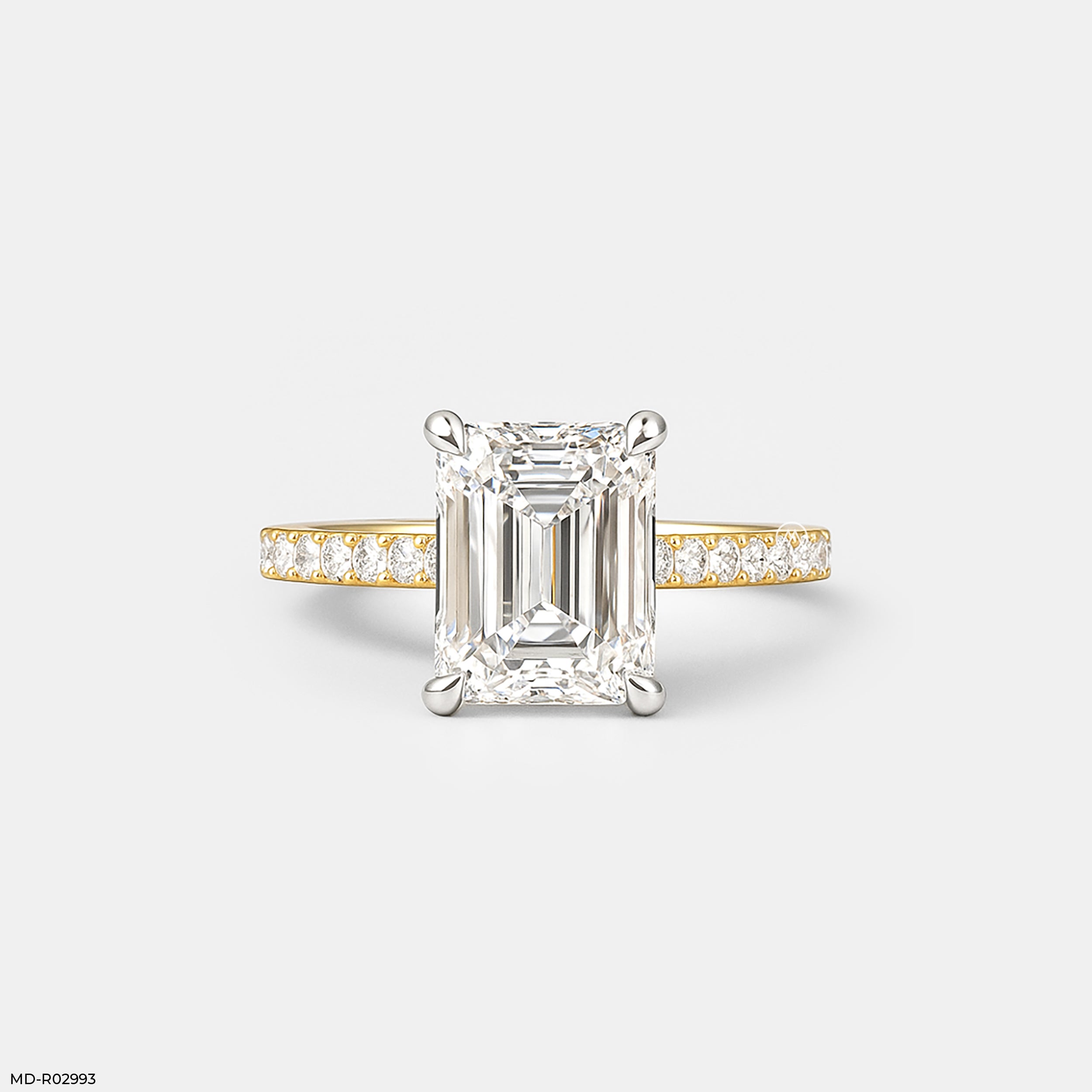The Elysian Emerald Ring 9K Yellow Gold