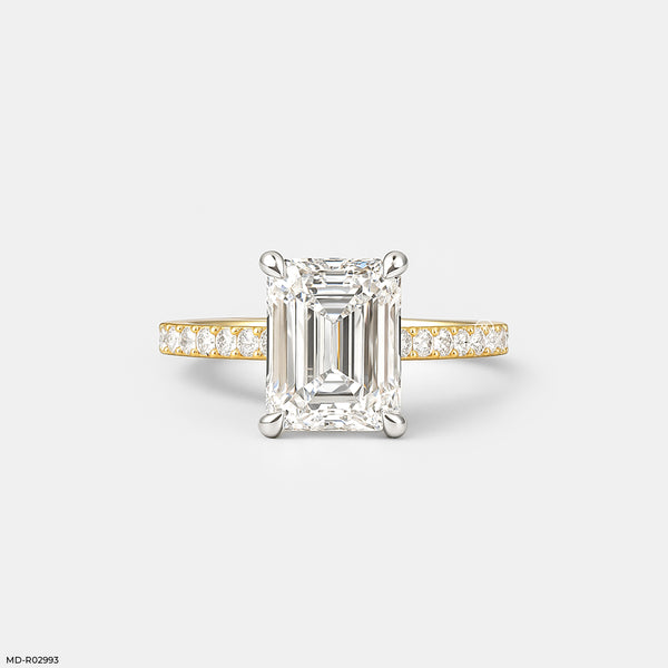 The Elysian Emerald Ring 18K Yellow Gold