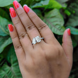 3 Carat Two Souls Solitaire Ring 14K Rose Gold