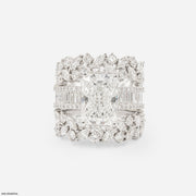 7.65 Carat Emerald Embrace Solitaire Ring
