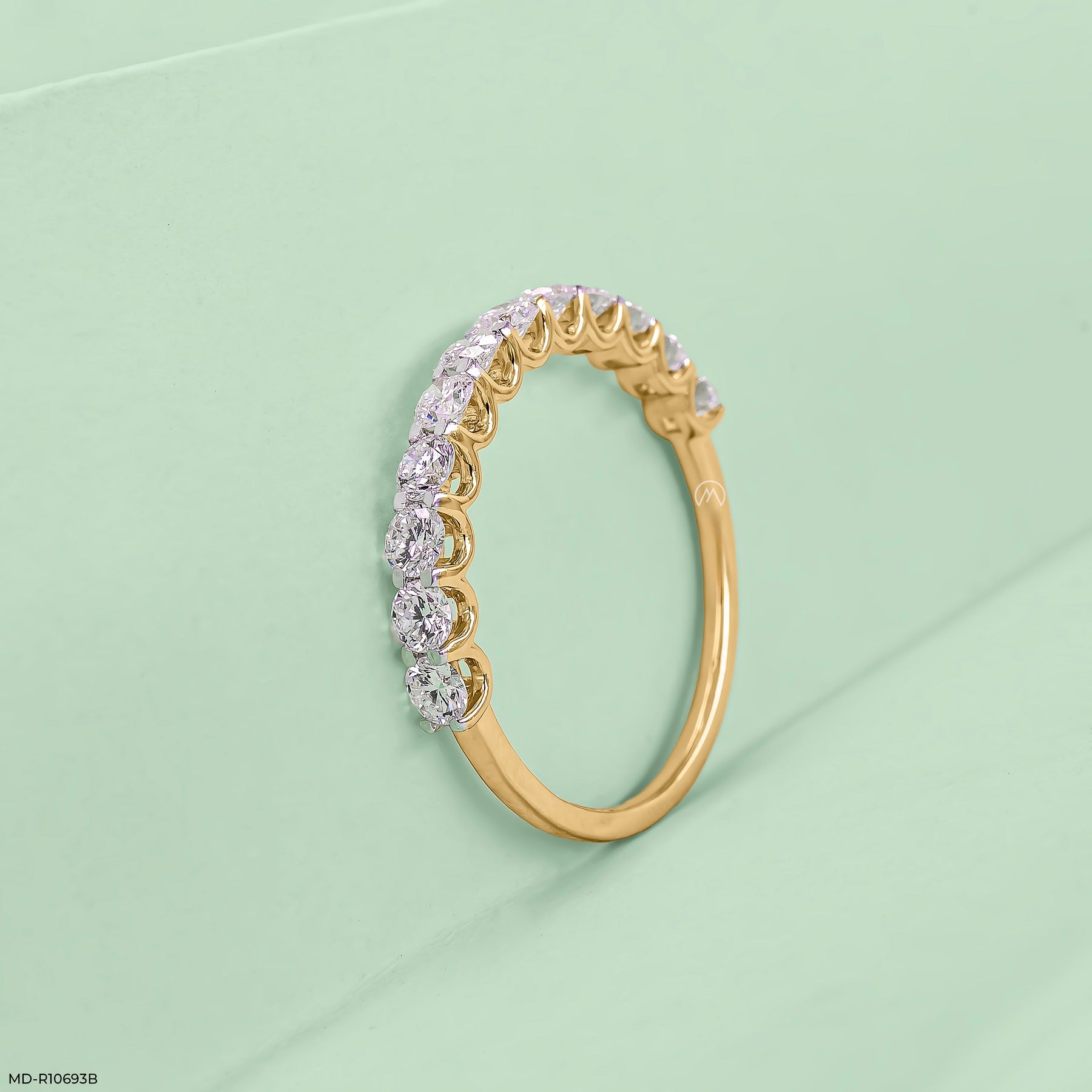 The Celestial Band Ring 9K Yellow Gold